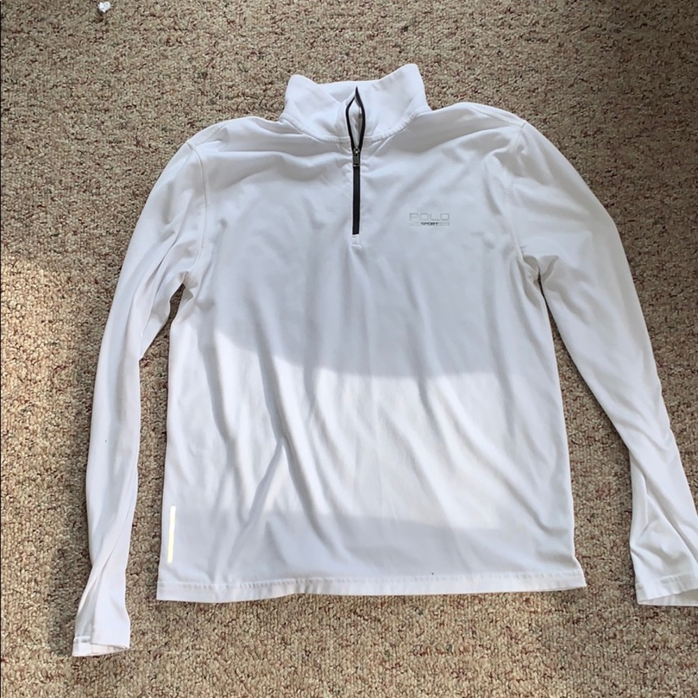 White Ralph Lauren polo sport quarter zip